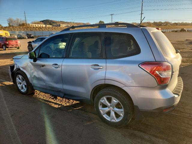 JF2SJADC6FH813533 - 2015 SUBARU FORESTER 2.5I PREMIUM ვერცხლისფერი ფოტო 2