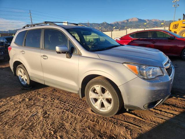 JF2SJADC6FH813533 - 2015 SUBARU FORESTER 2.5I PREMIUM ვერცხლისფერი ფოტო 4