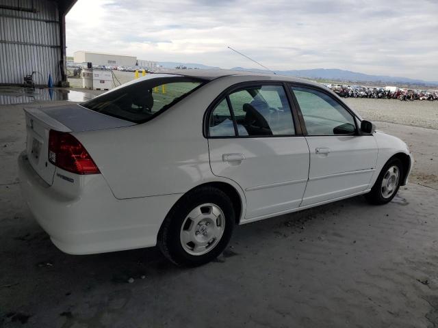 JHMES96605S019108 - 2005 HONDA CIVIC HYBRID WHITE photo 3