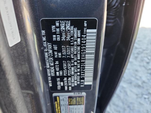 5XYZT3LBXHG391404 - 2017 HYUNDAI SANTA FE S GRAY photo 13