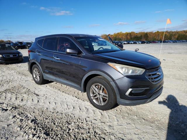5XYZT3LBXHG391404 - 2017 HYUNDAI SANTA FE S GRAY photo 4