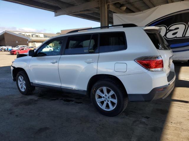 5TDBK3EH2DS274936 - 2013 TOYOTA HIGHLANDER BASE Білий фото 2