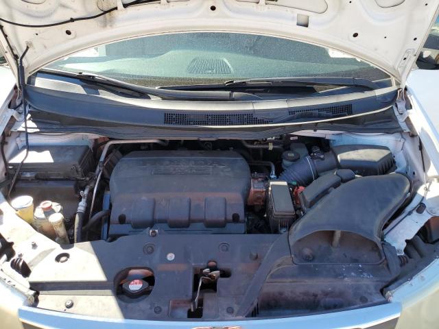 5FNRL5H63BB030845 - 2011 HONDA ODYSSEY EXL WHITE photo 12