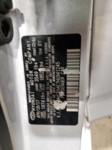 KMHCT5AE7HU341245 - 2017 HYUNDAI ACCENT SE SILVER photo 12