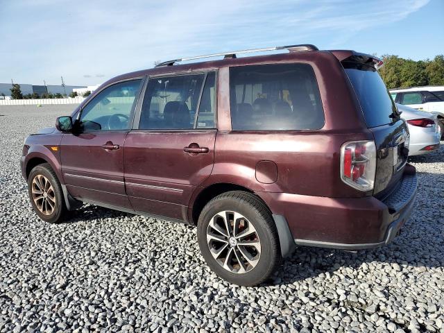 5FNYF18748B012948 - 2008 HONDA PILOT EXL MAROON photo 2