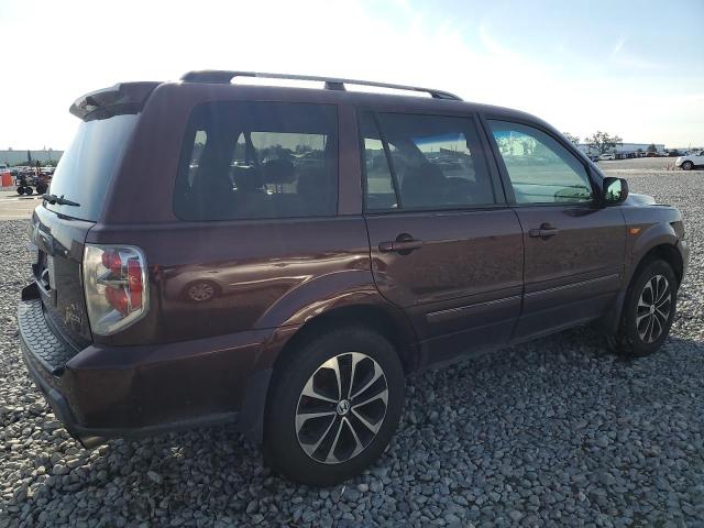 5FNYF18748B012948 - 2008 HONDA PILOT EXL MAROON photo 3