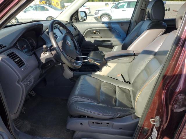 5FNYF18748B012948 - 2008 HONDA PILOT EXL MAROON photo 7