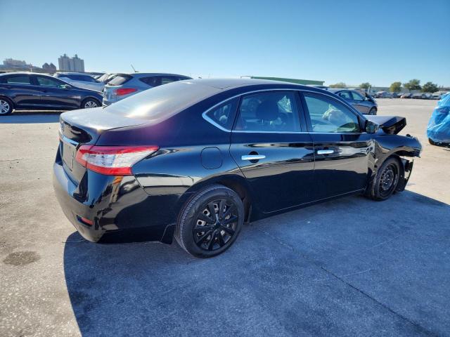 3N1AB7AP7FY227612 - 2015 NISSAN SENTRA S BLACK photo 3