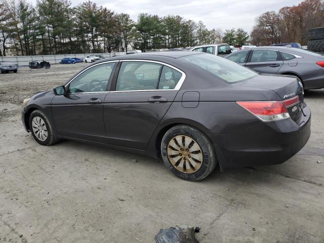 1HGCP2F33BA044286 - 2011 HONDA ACCORD LX GRAY photo 2