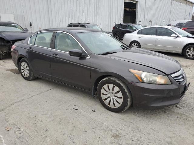 1HGCP2F33BA044286 - 2011 HONDA ACCORD LX GRAY photo 4