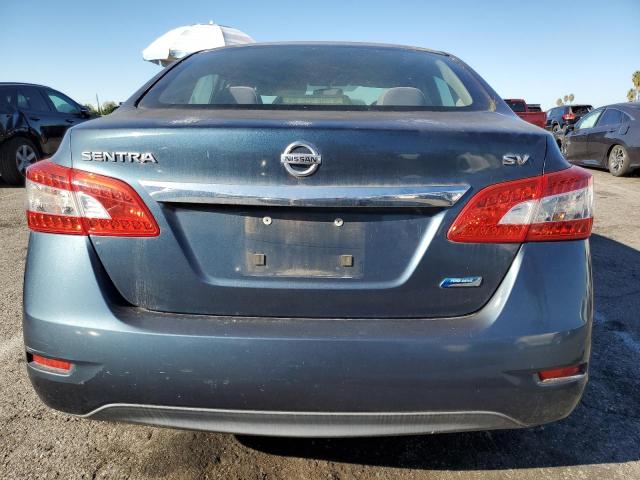1N4AB7AP3DN905169 - 2013 NISSAN SENTRA S TEAL photo 6