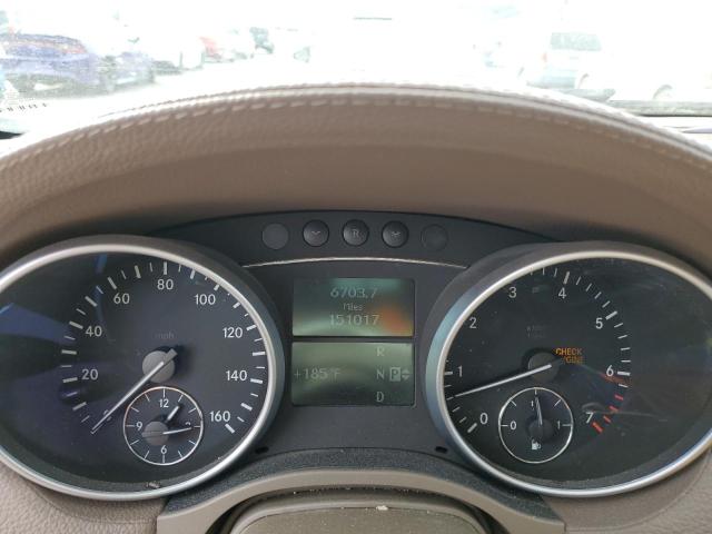 4JGBF71E38A437499 - 2008 MERCEDES-BENZ GL 450 4MATIC BLACK photo 9