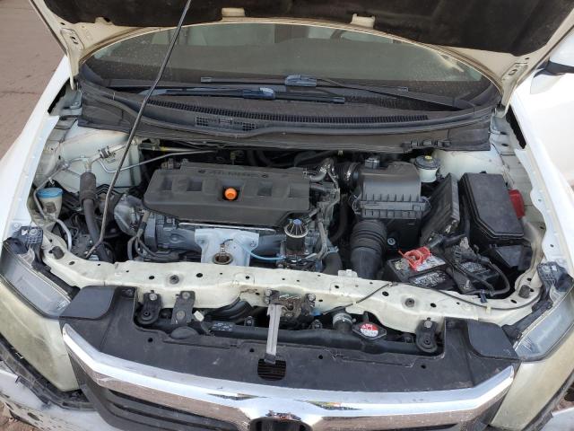 2HGFB2F87CH574996 - 2012 HONDA CIVIC EX თეთრი ფოტო 11