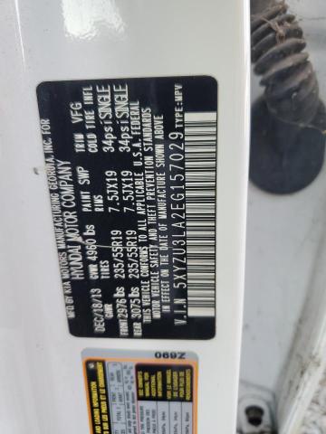 5XYZU3LA2EG157029 - 2014 HYUNDAI SANTA FE S Weiß Foto 13