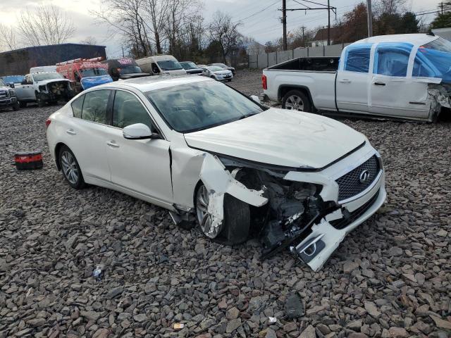 JN1BV7AR1FM423092 - 2015 INFINITI Q50 BASE 奶油色 照片 4