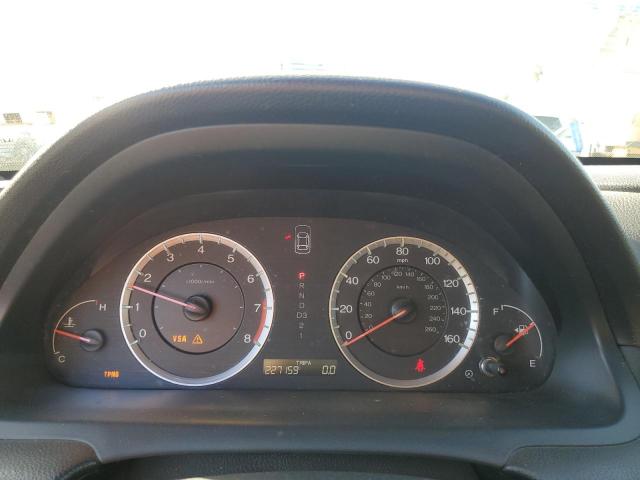 1HGCS22819A008302 - 2009 HONDA ACCORD EXL შავი ფოტო 9