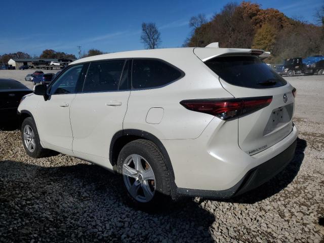 5TDBZRBH1MS545360 - 2021 TOYOTA HIGHLANDER L WHITE photo 2