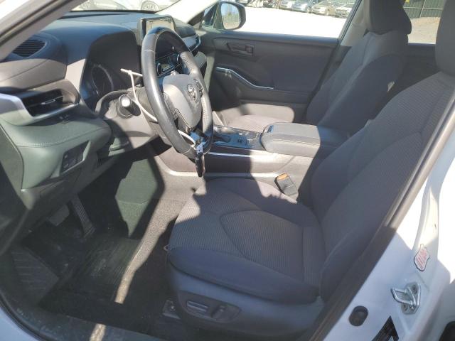 5TDBZRBH1MS545360 - 2021 TOYOTA HIGHLANDER L WHITE photo 7