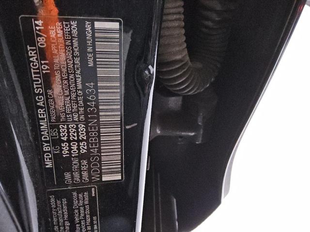 WDDSJ4EB8EN134634 - 2014 MERCEDES-BENZ CLA 250 BLACK photo 12