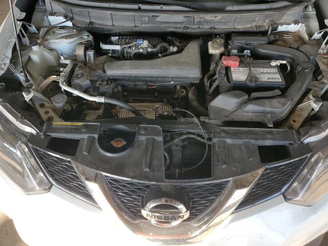 KNMAT2MT1GP724356 - 2016 NISSAN ROGUE S WHITE photo 12