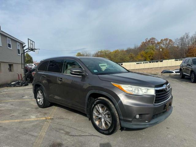 5TDJKRFH3ES016777 - 2014 TOYOTA HIGHLANDER XLE ნაცრისფერი ფოტო 4