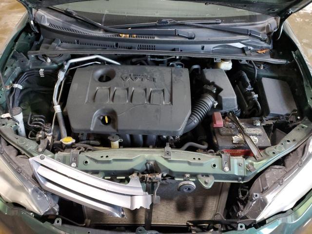 2T1BURHE4FC315206 - 2015 TOYOTA COROLLA L Yaşıl foto 11