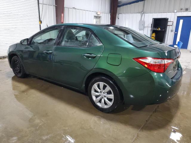 2T1BURHE4FC315206 - 2015 TOYOTA COROLLA L Yaşıl foto 2