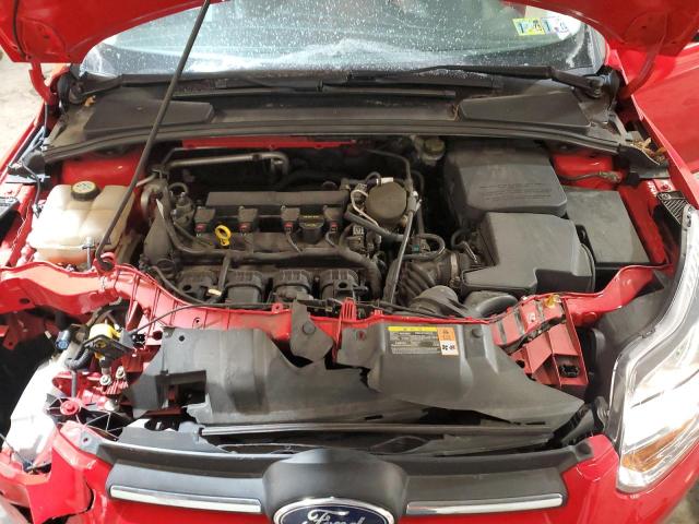1FADP3F21DL212424 - 2013 FORD FOCUS SE RED photo 11