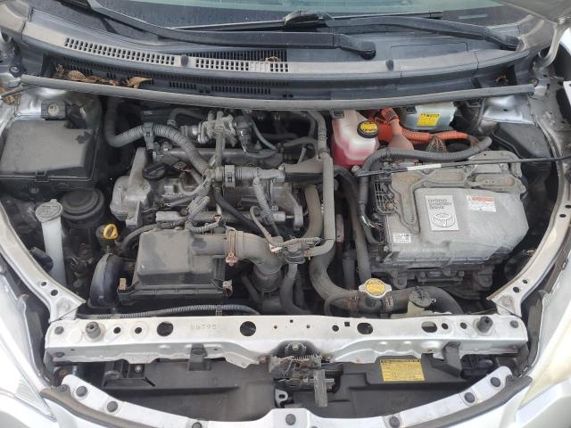 JTDKDTB31C1519238 - 2012 TOYOTA PRIUS C SILVER photo 11