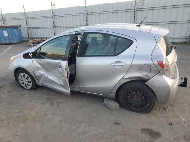 JTDKDTB31C1519238 - 2012 TOYOTA PRIUS C SILVER photo 2