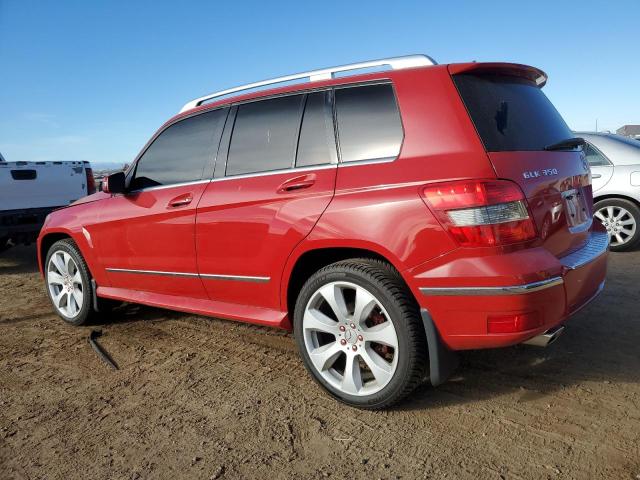 WDCGG8HB3AF459319 - 2010 MERCEDES-BENZ GLK 350 4MATIC RED photo 2