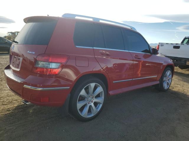 WDCGG8HB3AF459319 - 2010 MERCEDES-BENZ GLK 350 4MATIC RED photo 3