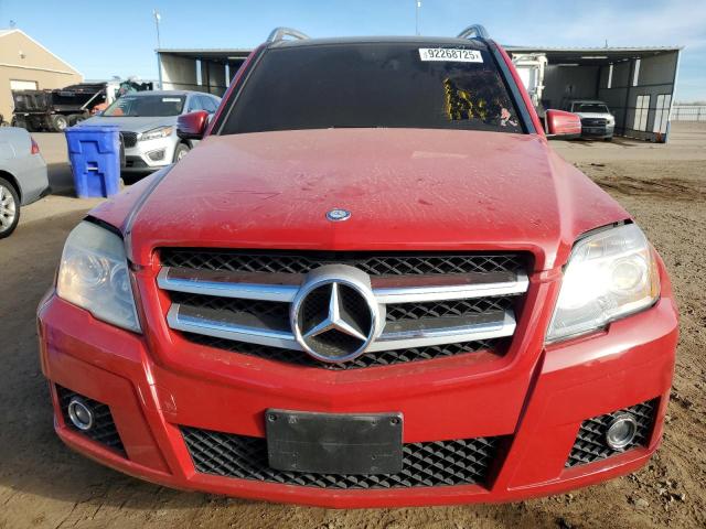 WDCGG8HB3AF459319 - 2010 MERCEDES-BENZ GLK 350 4MATIC RED photo 5