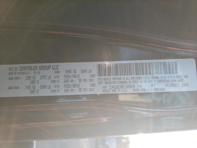 1C4HJWEG6FL509428 - 2015 JEEP WRANGLER U SAHARA BLACK photo 13