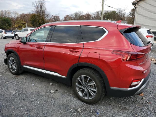 5NMS33AD8LH204147 - 2020 HYUNDAI SANTA FE SEL RED photo 2