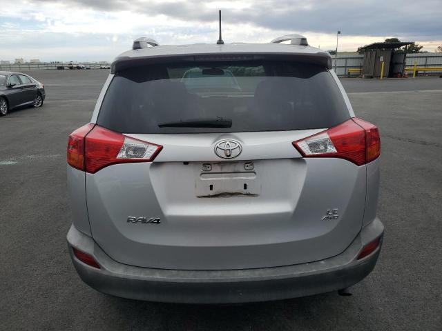 2T3BFREV2EW156186 - 2014 TOYOTA RAV4 LE SILVER photo 6