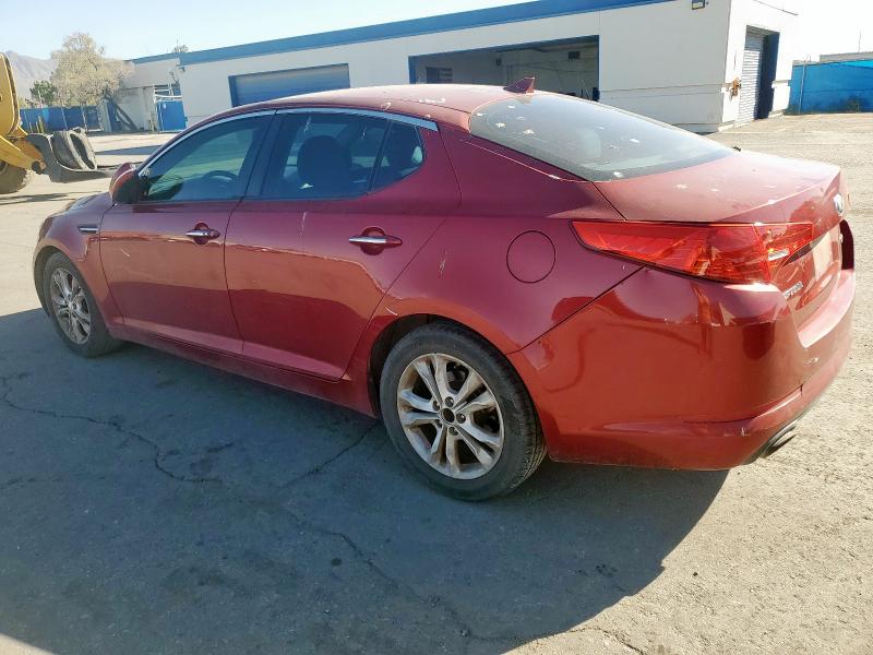 5XXGN4A73DG156363 - 2013 KIA OPTIMA EX BURGUNDY photo 2
