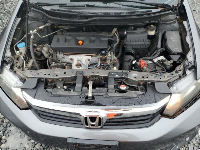 2HGFB2F51CH314471 - 2012 HONDA CIVIC LX GRAY photo 11