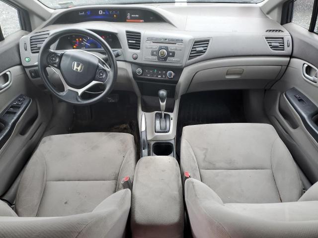 2HGFB2F51CH314471 - 2012 HONDA CIVIC LX GRAY photo 8