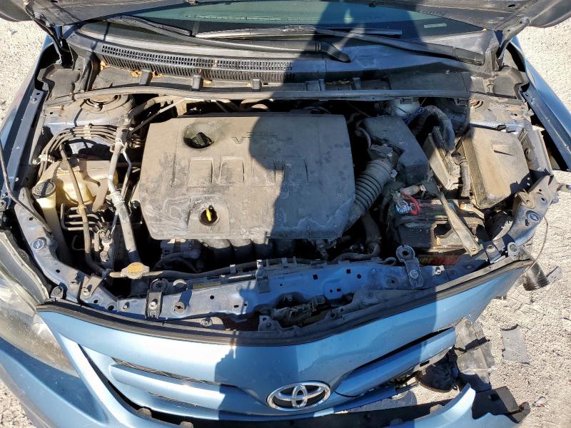 5YFBU4EE5DP123796 - 2013 TOYOTA COROLLA BASE ლურჯი ფოტო 11