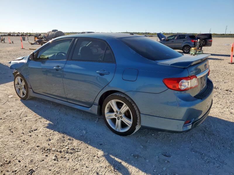 5YFBU4EE5DP123796 - 2013 TOYOTA COROLLA BASE ლურჯი ფოტო 2