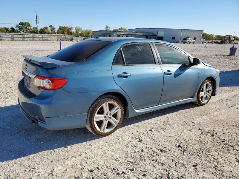 5YFBU4EE5DP123796 - 2013 TOYOTA COROLLA BASE ლურჯი ფოტო 3