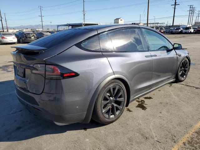 7SAXCDE57NF345653 - 2022 TESLA MODEL X GRAY photo 3