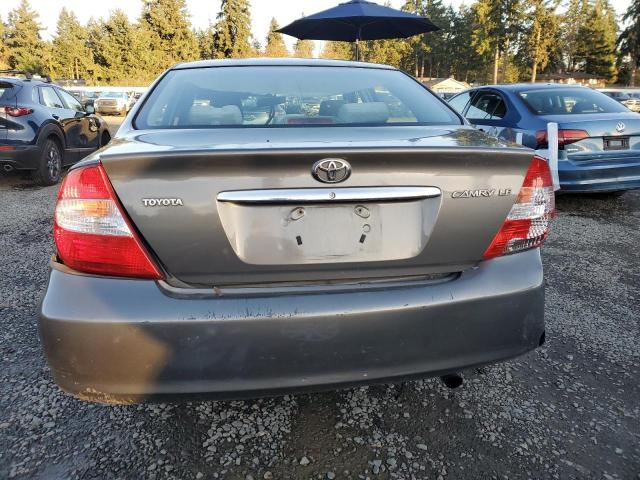 4T1BE32K53U738525 - 2003 TOYOTA CAMRY LE GRAY photo 6