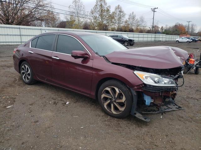 1HGCR2F72HA065989 - 2017 HONDA ACCORD EX MAROON photo 4