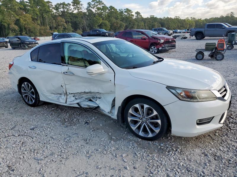 1HGCR3F9XDA027301 - 2013 HONDA ACCORD TOURING Ақ фото 4