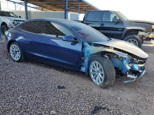 5YJ3E1EB6NF165493 - 2022 TESLA MODEL 3 Niebieski zdjęcie 4