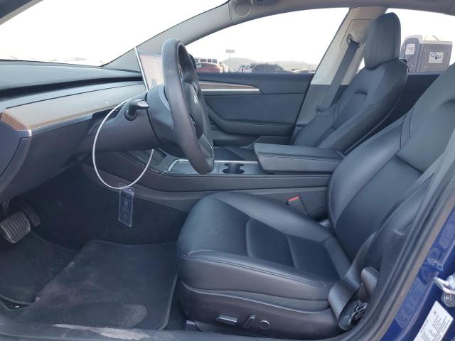 5YJ3E1EB6NF165493 - 2022 TESLA MODEL 3 Niebieski zdjęcie 7