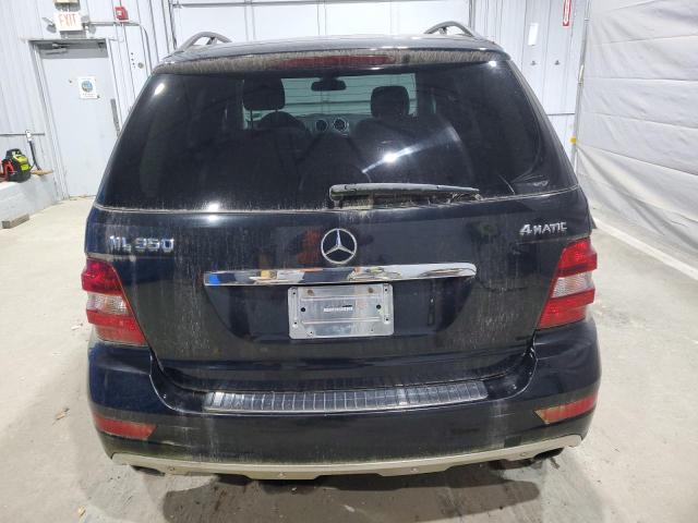 4JGBB8GB8BA751364 - 2011 MERCEDES-BENZ ML 350 4MATIC BLACK photo 6