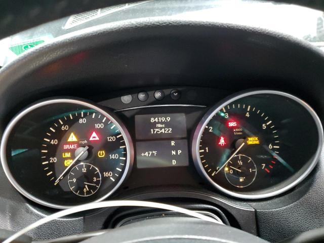 4JGBB8GB8BA751364 - 2011 MERCEDES-BENZ ML 350 4MATIC BLACK photo 9